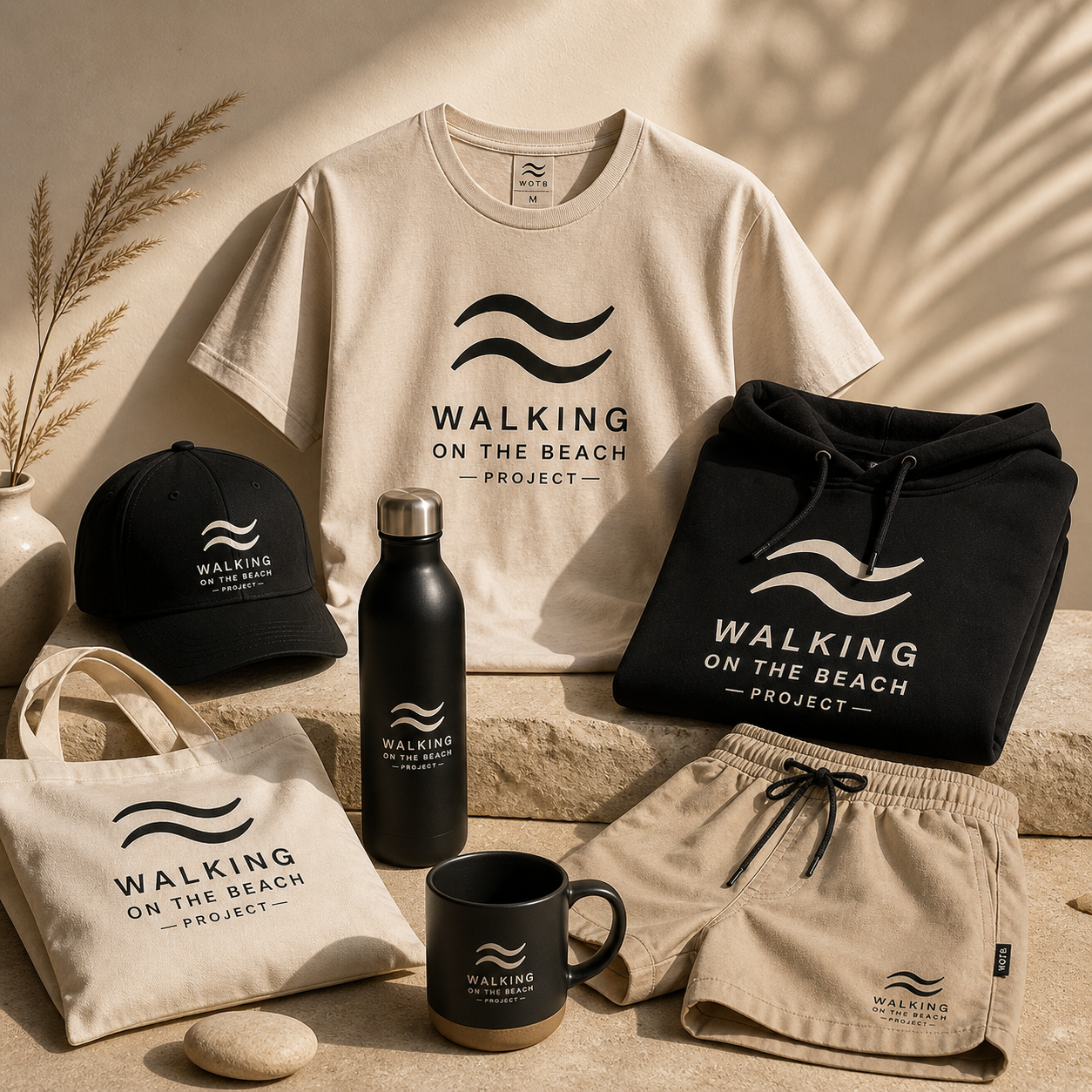 Walking on the Beach Premium Unisex T-Shirt