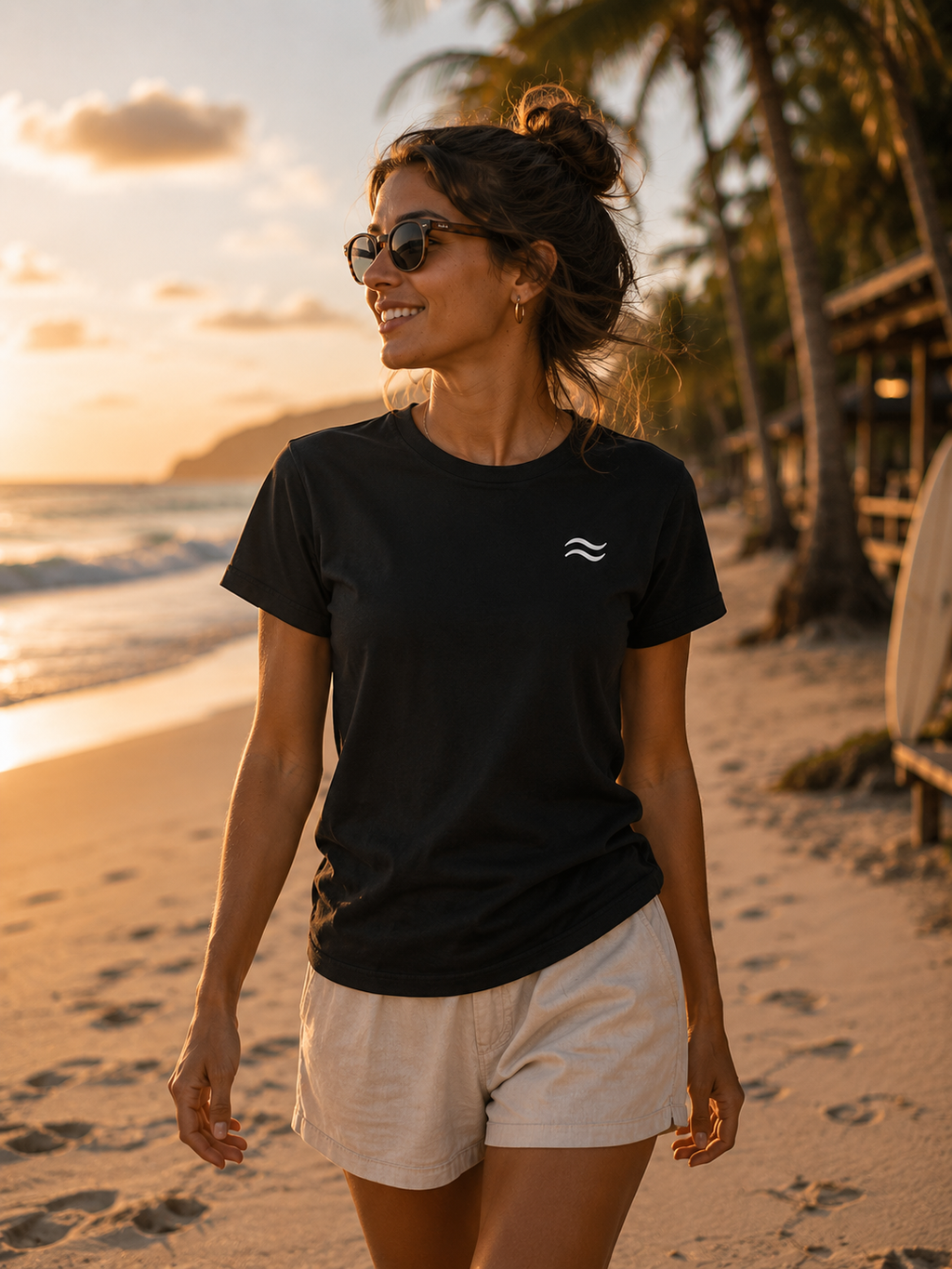 Walking on the Beach Premium Unisex T-Shirt