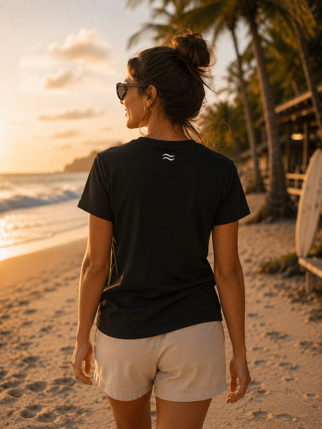 Walking on the Beach Premium Unisex T-Shirt